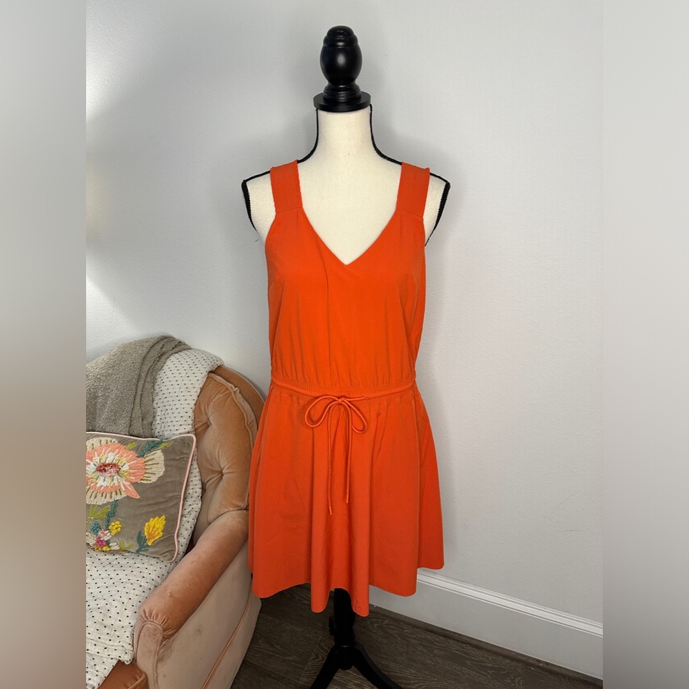 NWT Athleta Orange Savannah Strap Mini Dress | Size S/P